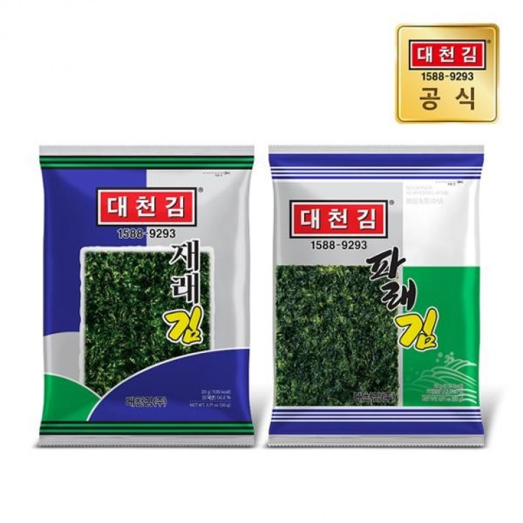 416 대천김 혼합김 재래 10봉 + 파래 : 이오이오마트