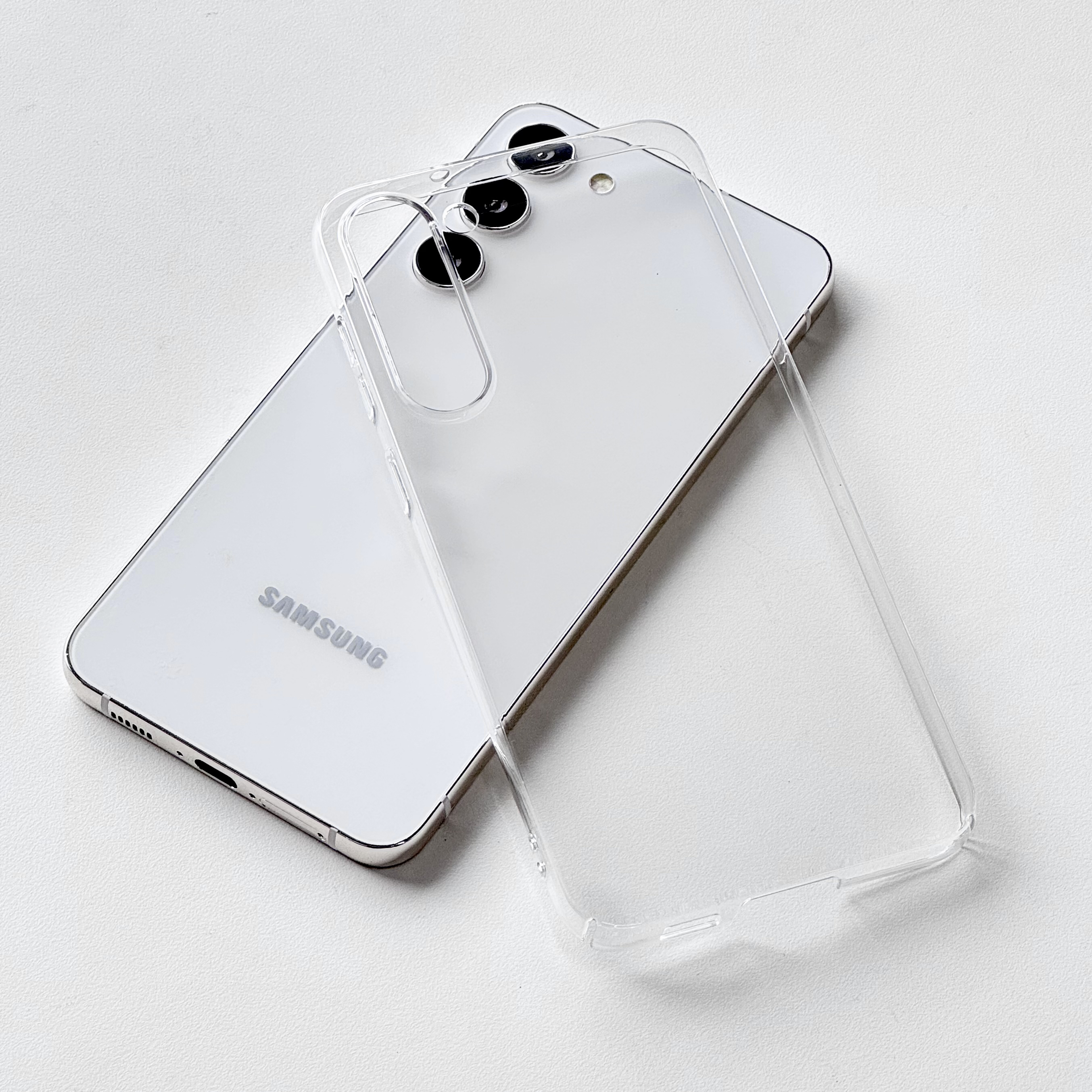 변색없는 하드 슬림 케이스 투명, 갤럭시S24 FE