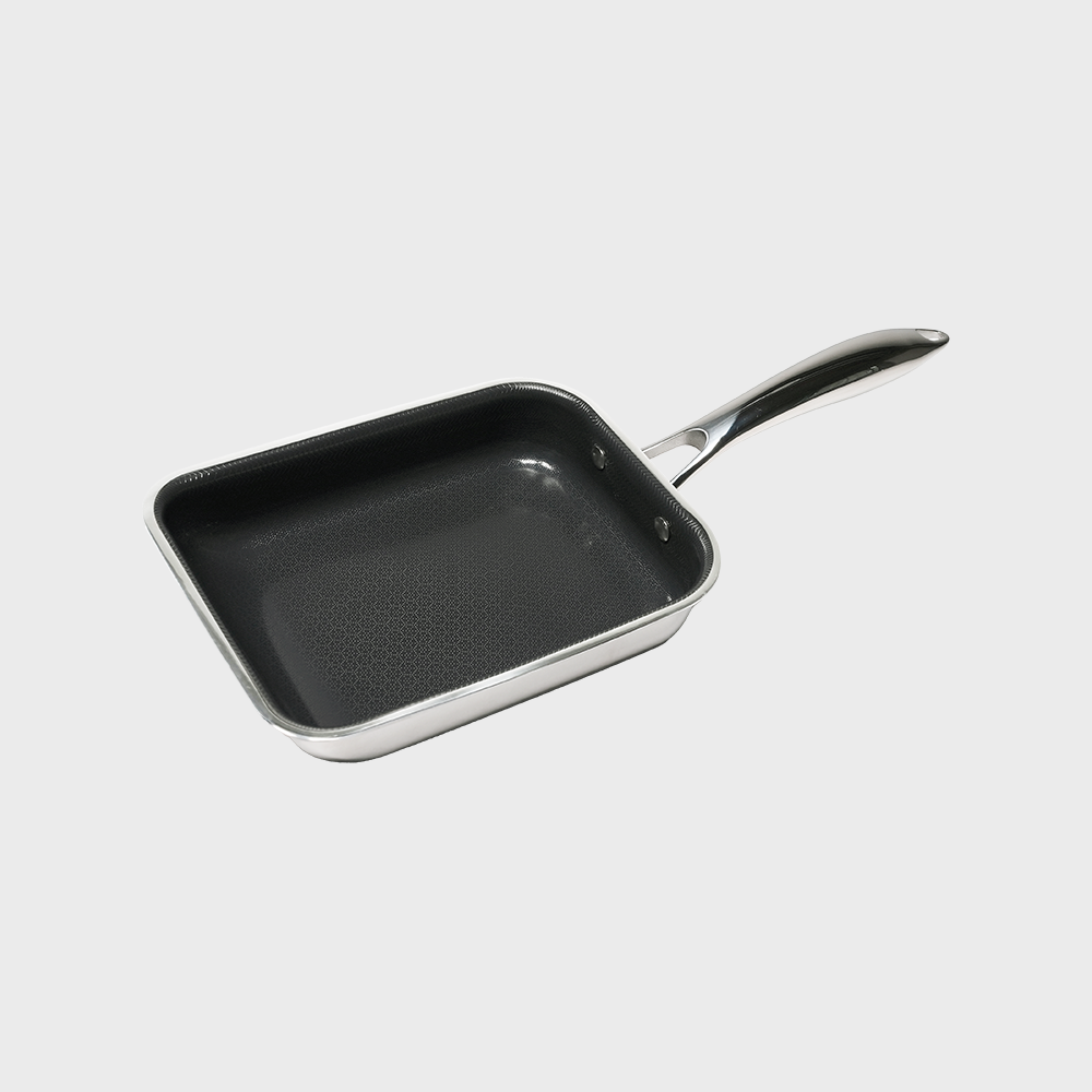 쿡셀 스텐 인덕션 사각 계란말이 후라이팬 미니 에그 코팅 팬 IH 네모 달걀말이팬