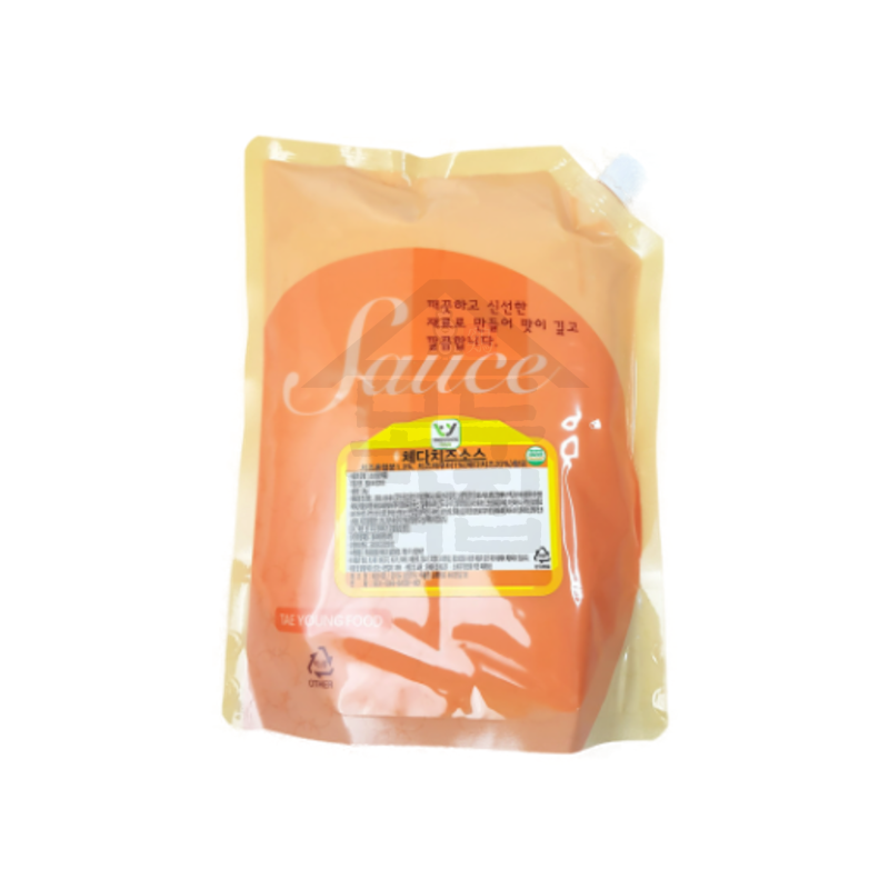 태영식품 체다치즈소스 2KG 뿌링클소스 - 상세 이미지 2