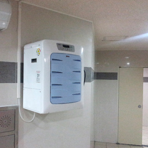 아파트 창고 산업용 벽걸이 제습기 지하복도 자연배수형제습기