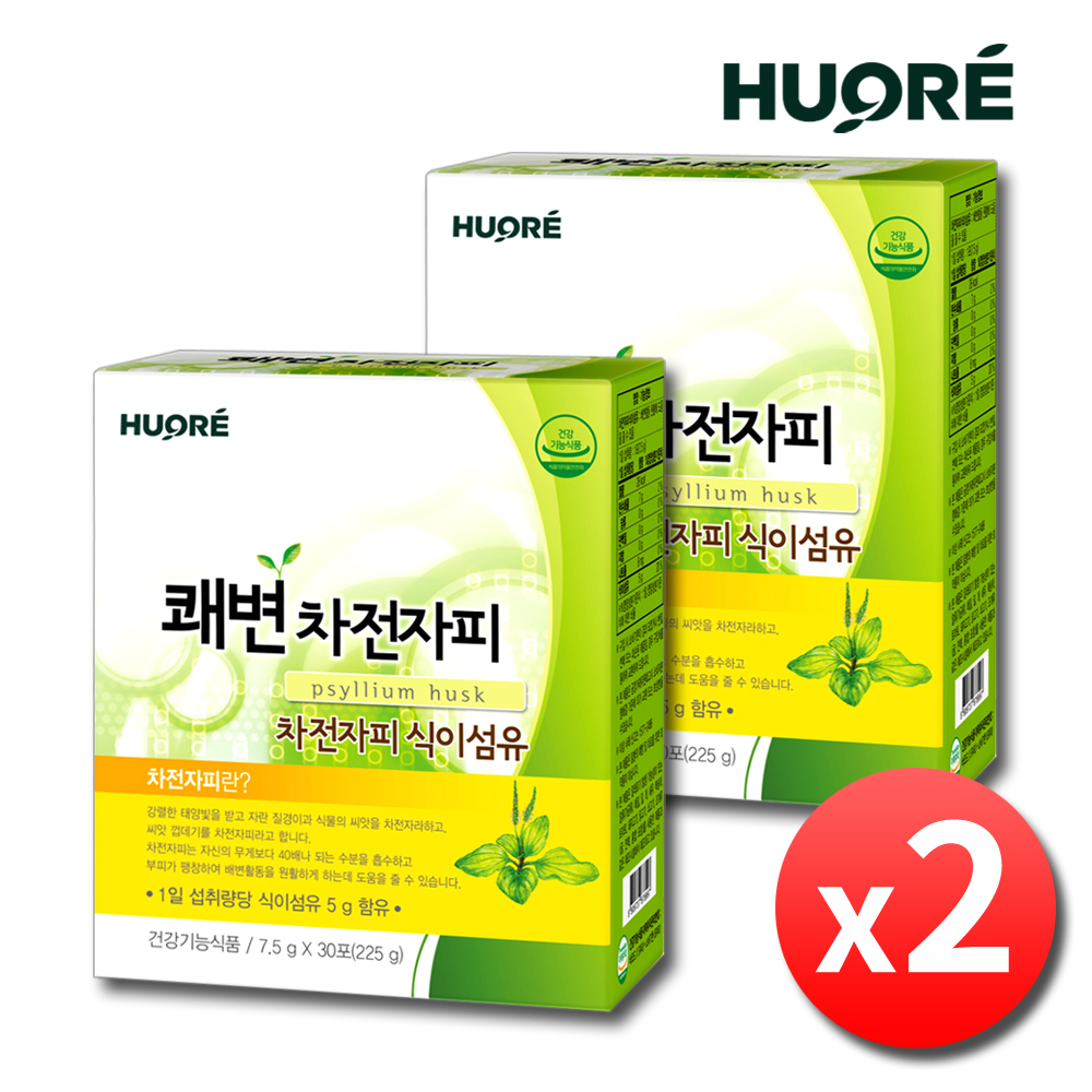 차전자피 식이섬유 영양제 쾌변 차전차피 가루 분말 30포, 2개 - 상품 이미지