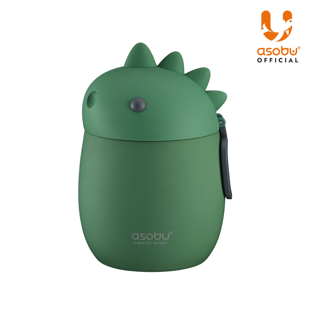 아소부 스테인레스 보온 보냉 베스티 푸드자 보온도시락 베스티 학생 수능 600ml, 디노사우르 - 상세 이미지 4