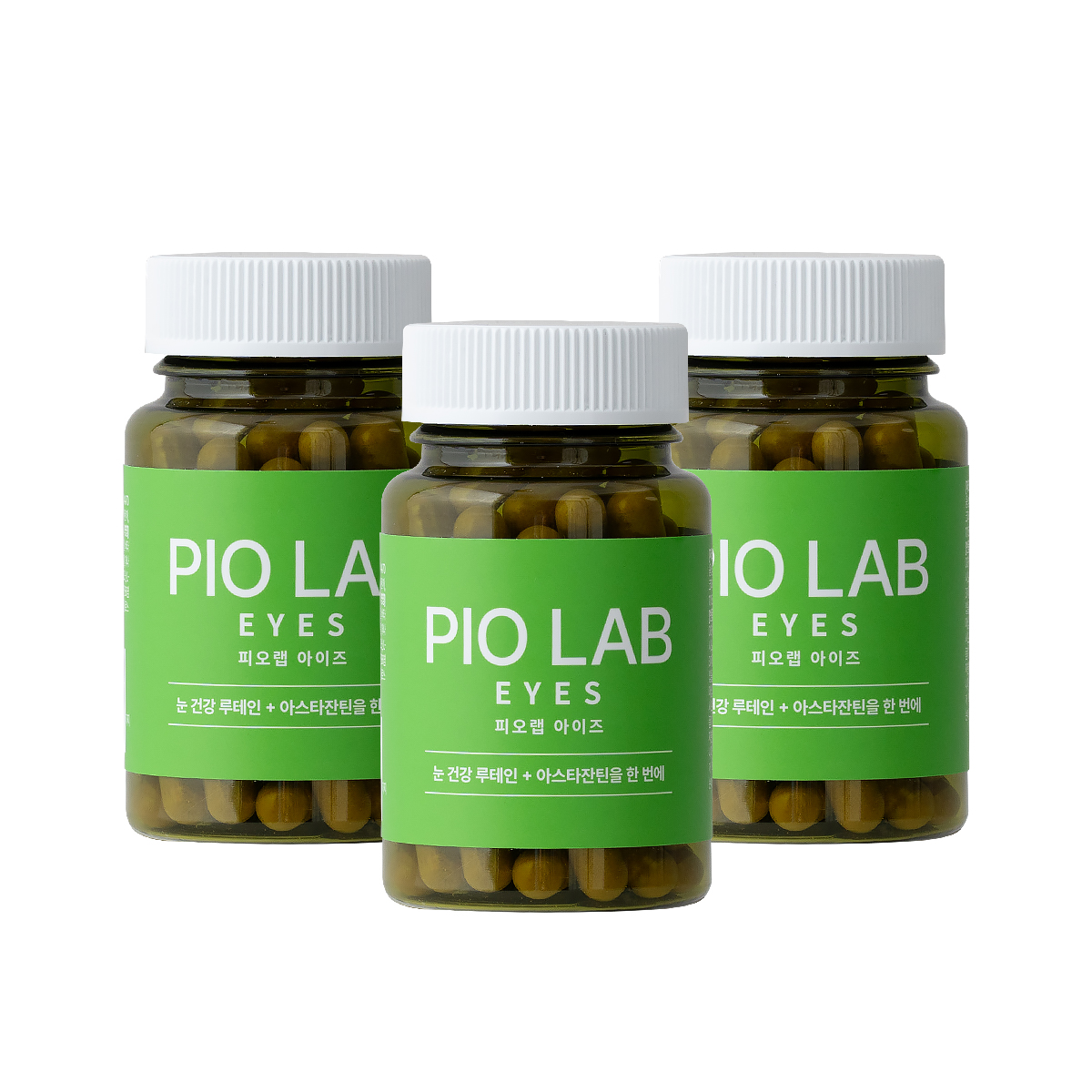 피오랩 아이즈 강아지 고양이 눈 영양제 눈물자국 백내장 루테인 아스타잔틴 60캡슐, 3개