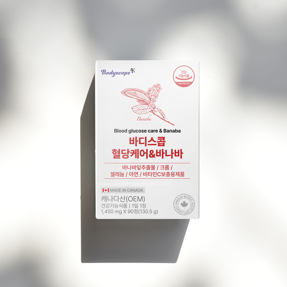 바디스콥 혈당 케어 바나바 여주 추출물 크롬 90정, 1개 이미지 3