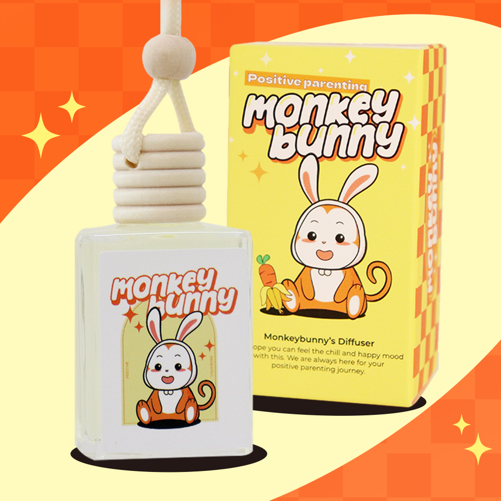 3+1 몽키버니 차량용 방향제 송풍구 아기 임산부 디퓨저 달콤바다 슝슝카