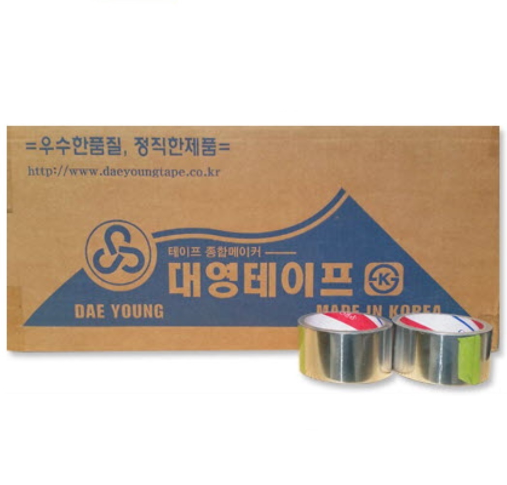대영 알류미늄테이프 50mm 20M 1개 : 윤활유ㅡ엑모스카인즈케미칼