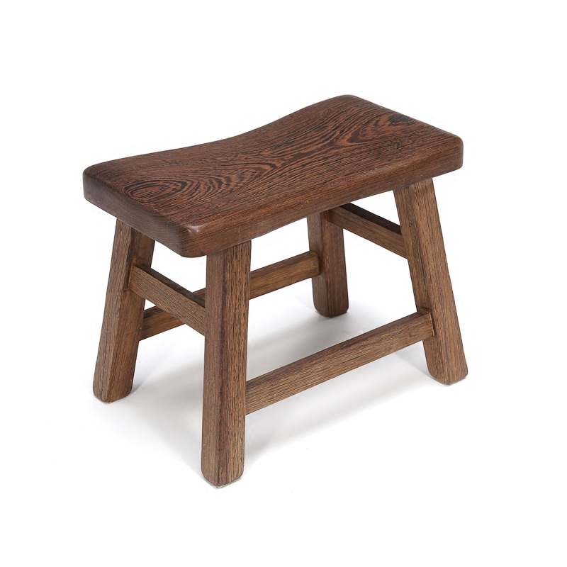 소형 원목스툴 나무 벤치 인테리어 키높이 미니 사각 고재 두꺼운 33cm 34x18 - 상세 이미지 2