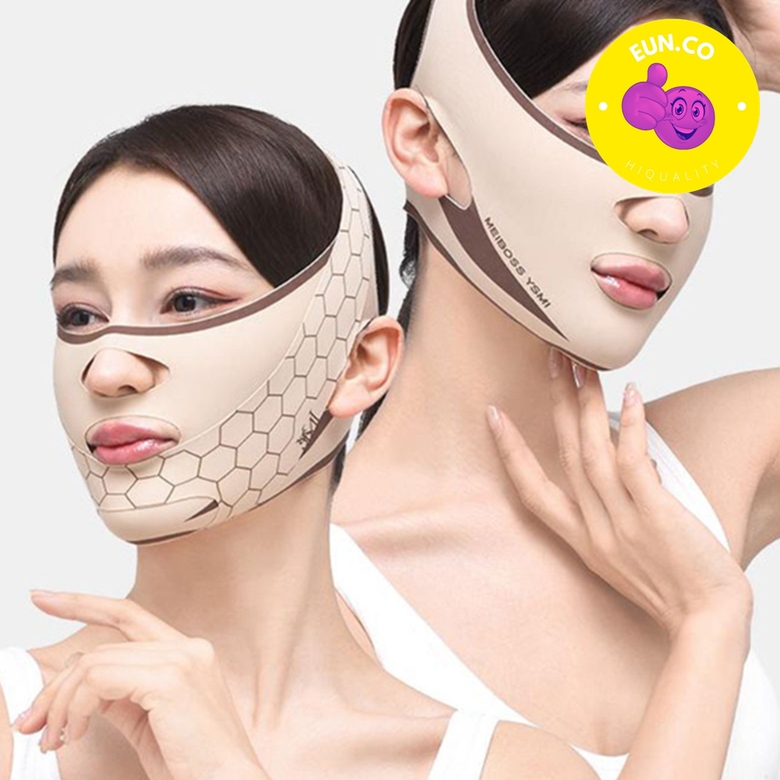 브이라인 리프팅 밴드 턱살제거 처진얼굴 턱라인 얼굴 땡김이 비대칭교정 마스크 - 메인 이미지