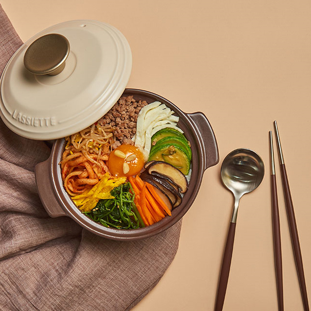 라씨에뜨 NEW 젬팟 무균열 뚝배기 국내산 도자기 계란찜 찌개 내열냄비 16cm 이미지 8