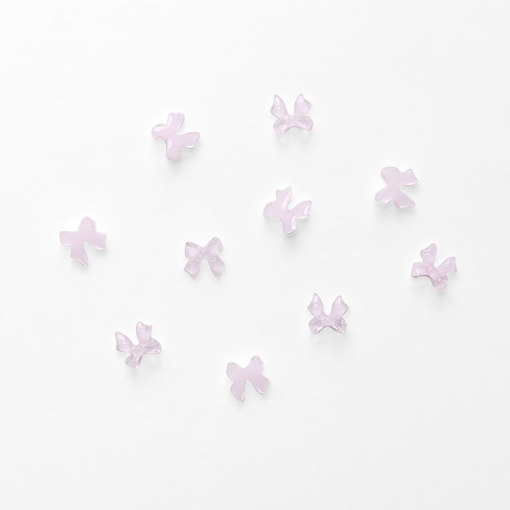 연핑크시럽 미니 꼬리 리본 네일파츠 리본파츠 10개입 (1173) - 상세 이미지 2