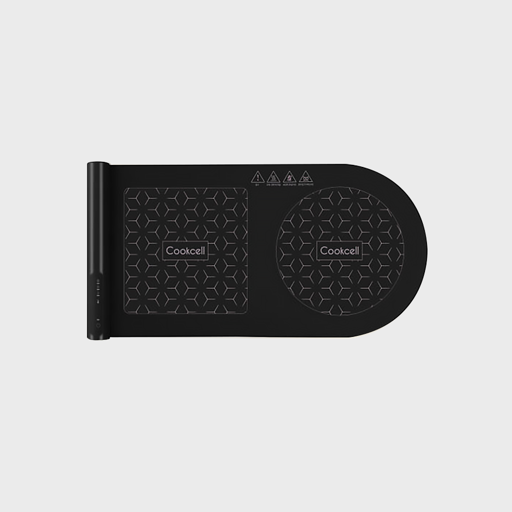 쿡셀 푸드워머 음식 보온기 매직 워머기 전기 보온 데우기 초슬림 실리콘 식탁 매트 2구 이미지 2