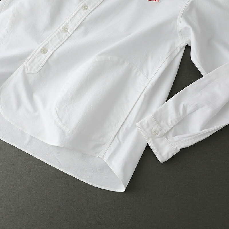 단톤 여성 밴드카라 포켓 긴팔셔츠 25SS DT-B0279SOX 34 화이트 이미지 7