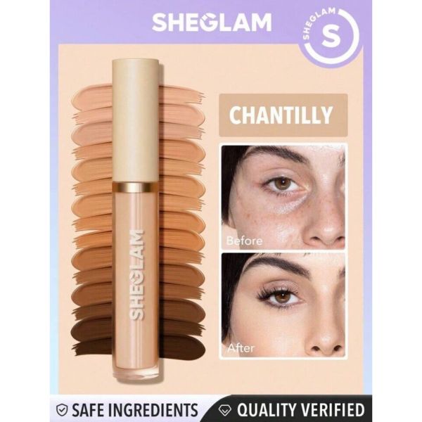 쉬글램 SHEGLAM Like Magic 12Hr 풀 커버리지 컨실러샹틸리 매트 리퀴드 컨실러 281175 : 라이프로지스틱스