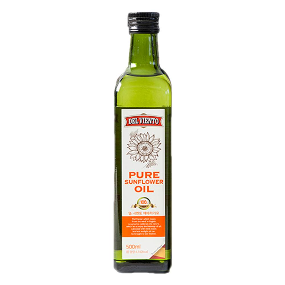 델비엔토 프리미엄 100% 해바라기씨유 500ml, 3개 - 상세 이미지 2