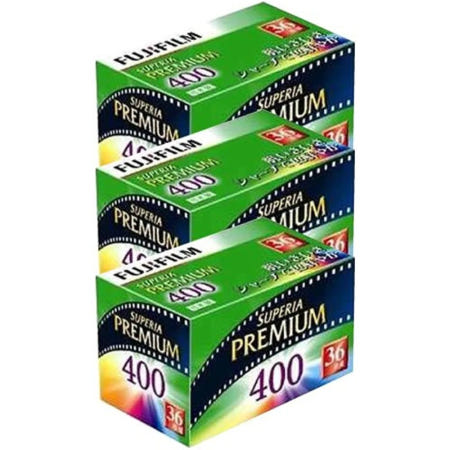 후지필름 [해외]후지 필름 후지 컬러 슈페리어 프리미엄 400 36컷 35mm 3개 세트