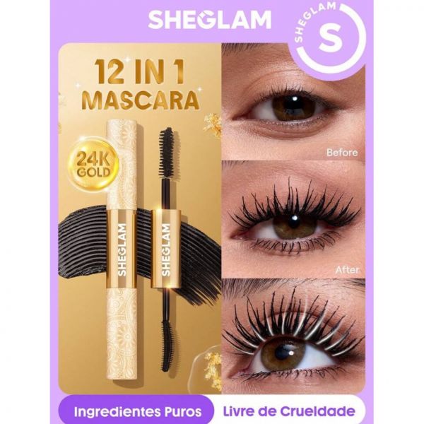 쉬글램 Sheglam 올인원 24K 멀티 이펙트 마스카라 풀 볼륨 렝스닝 281182 : 라이프로지스틱스
