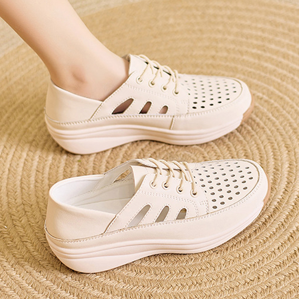 피카소 발편한 키높이 소가죽 끈 펀칭 운동화 컴포트화 이미지 7