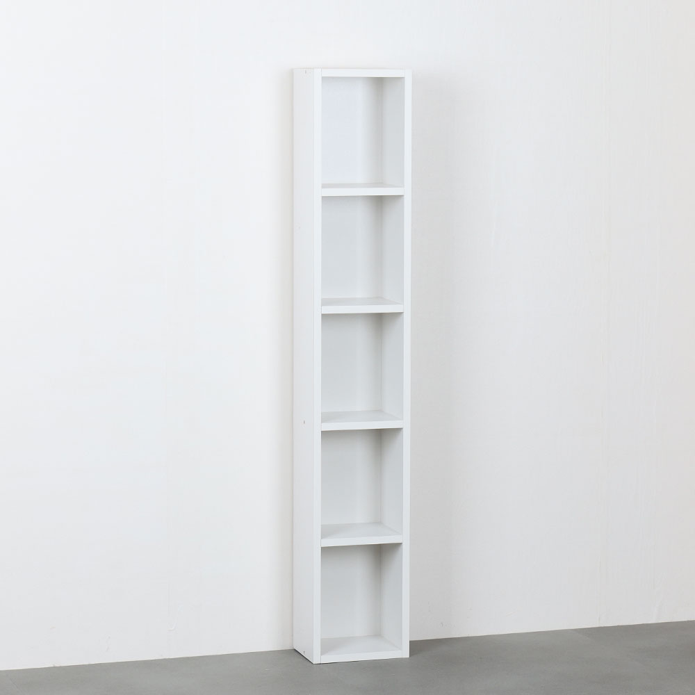 모던 틈새 DVD장 200x150x1170mm, 5단, 크림화이트 - 상세 이미지 2