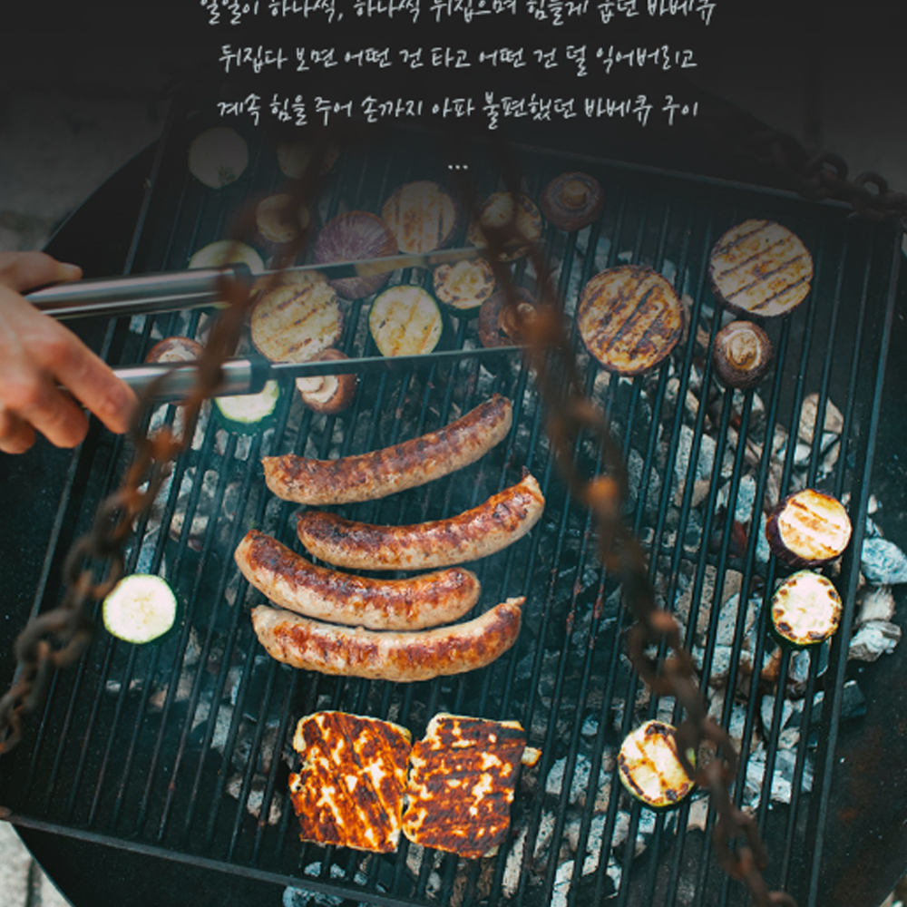 꼬치구이 바베큐 석쇠 숯불 직화 고기 그릴 : 쇼핑캐슬