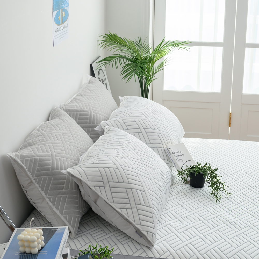 나라데코 교체가 쉬운 듀라론 냉감 여름 밴딩 베개커버