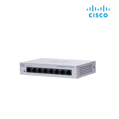 시스코 CBS110-8T-D 8포트 기가비트 스위칭허브 16Gbps 소호 사무실용 데스크탑