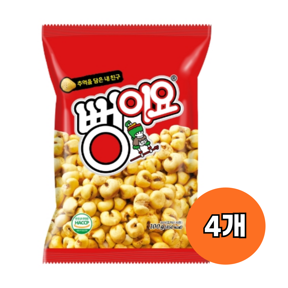 서울식품 뻥이요100g 4개 - 상품 이미지