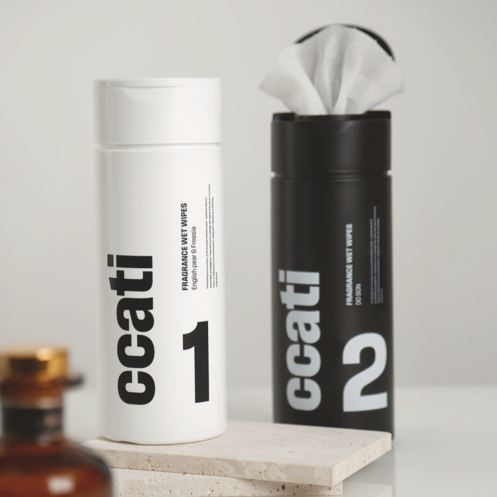 까띠 올인원 세정 살균 물티슈 향기 청소 소독 차량 선물 70매 (2개)