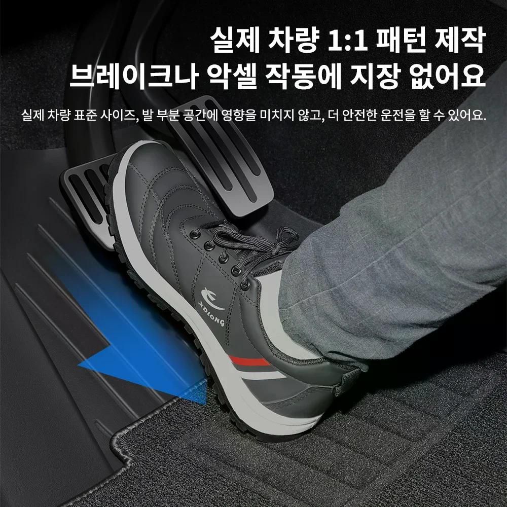 YZ 테슬라 바닥 매트 모델 Y 3 하이랜드 자동차 트렁크 TPE 방수 미끄럼 방지 세트 라이너 M3 하이랜드 2024 중국 - 상세 이미지 2
