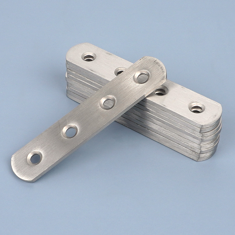 일자 평철 앵글 브라켓 경첩 스텐 보강철판 89mm 10P - 상세 이미지 4