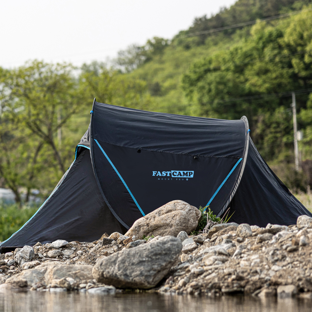 패스트캠프 마운트프로 XS 원터치 텐트 팝업 감성 그늘막 풀방수 블랙