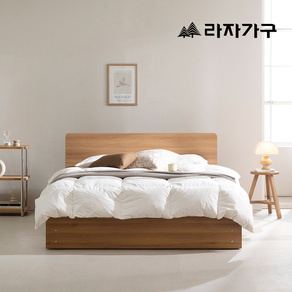 라자가구 베티 B형 E0 서랍형 침대 프레임 퀸 Q 벙커 수납(매트별도)
