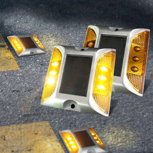 태양광 도로표지병 LED 쏠라 표지병 솔라 사각 주차장 바닥 유도등 실사용 후기 | 효과 있을까? - 상품 이미지 4