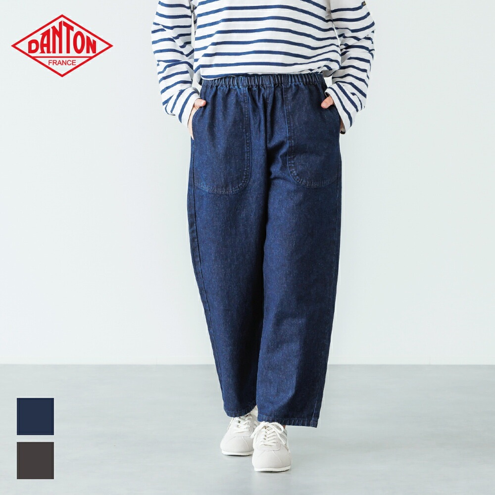 단톤 여성 데님 이지팬츠 25S/S JD-2540DDM/KBK 38 인디고 - 메인 이미지
