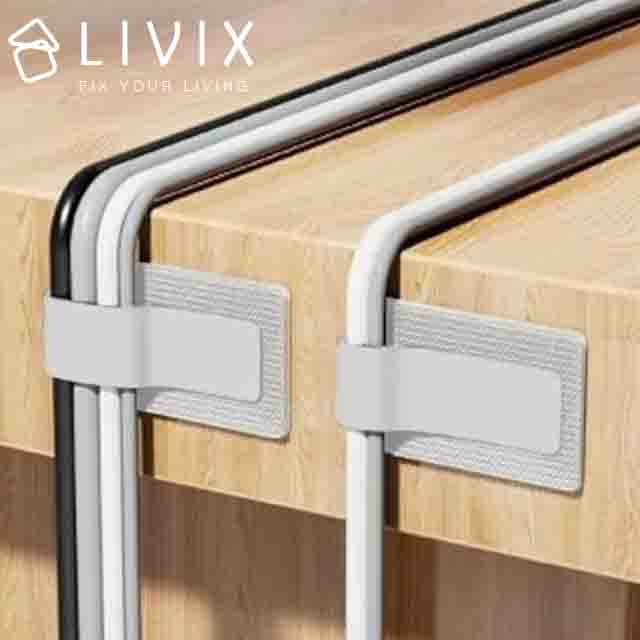 리빅스 컴퓨터 전선정리 케이블 정리 용품 책상 충전선 랜선 고정 스티커 20p