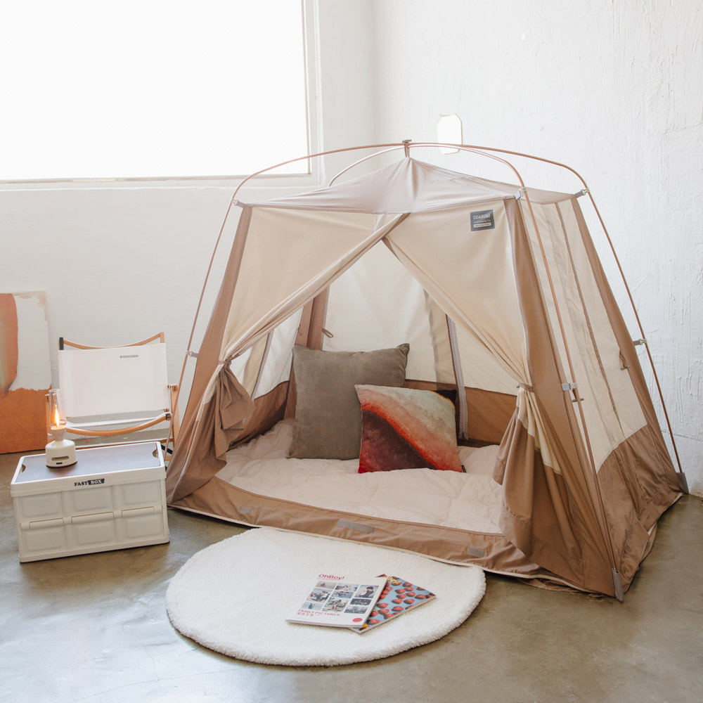 따수미 스위트 하이 난방 침대 방한 실내 수면 보온 텐트 1-2인용