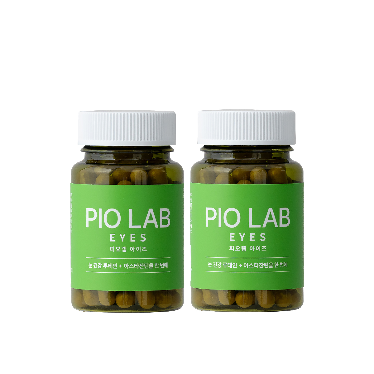 피오랩 아이즈 강아지 고양이 눈 영양제 눈물자국 백내장 루테인 아스타잔틴 60캡슐, 2개