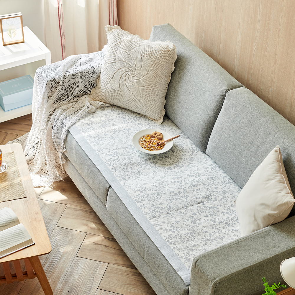 듀라론 냉감 쇼파 여름 패드 3인용 쿨링 돌쇼파 매트 커버 65x175