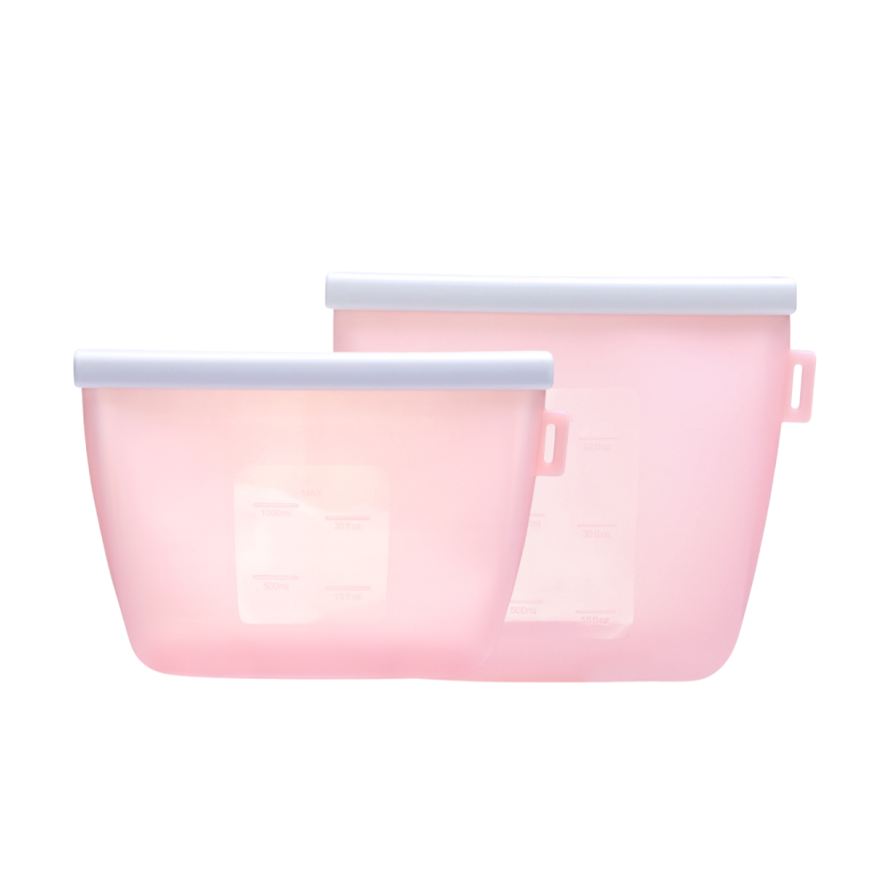 아넷브러쉬 실리콘 푸드 지퍼백 1000ML ,1500ML 2종세트 - 상세 이미지 4