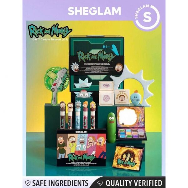 쉬글램 Sheglam RICK AND MORTY 풀 컬렉션 메이크업 세트 13개 100% 281313 : 라이프로지스틱스
