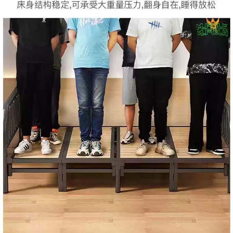 원목 침대프레임 싱글 받침대 베드 1인용 평상 이동식 폭 80CM - 상세 이미지 5