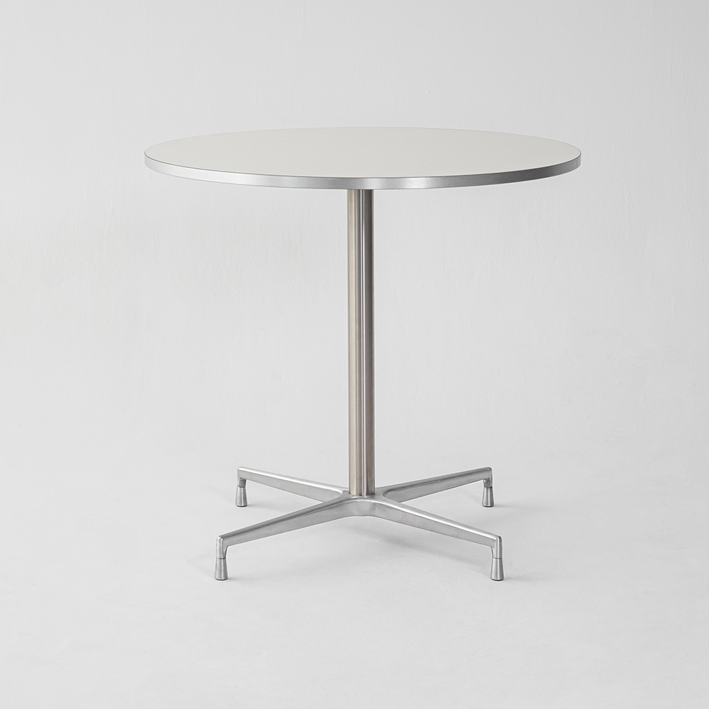 미드센추리테이블 원형 1인 식탁 카페 다이닝 테이블 화이트 600 밀러 테이블