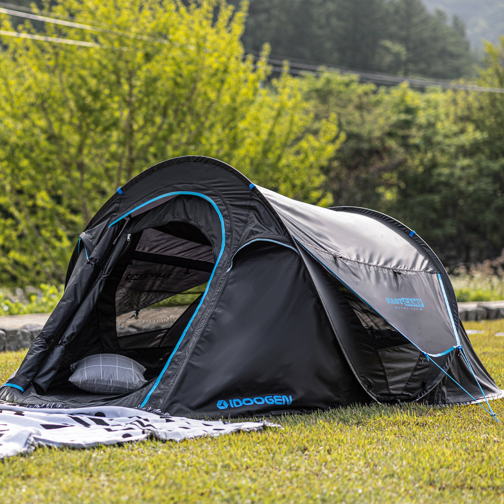 패스트캠프 마운트프로 XS 원터치 텐트 팝업 감성 그늘막 풀방수 블랙