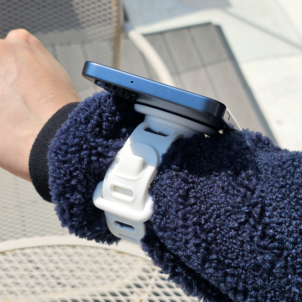 유즈베러띵 N52 맥세이프 스트랩 핸드폰 손목 거치대 택배 유모차 런닝 S(24cm)