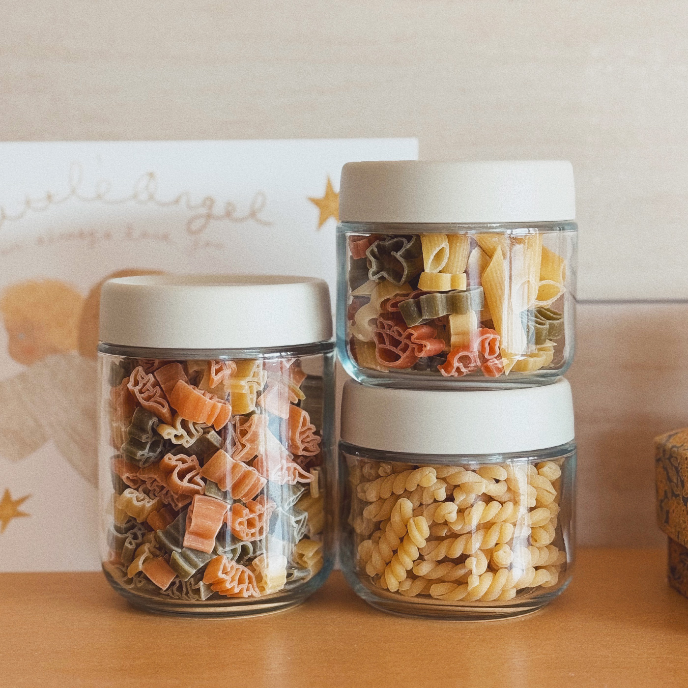 1+1 아카시아봉봉 이유식 큐브보관 밀폐 유리용기 과일청 유리병 300ml 500ml