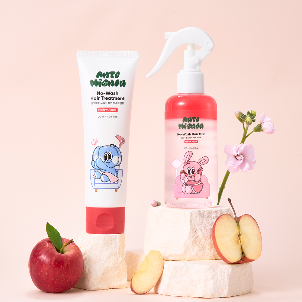 앙또미뇽 키즈 노워시 헤어 트리트먼트 린스 컨디셔너 유아 어린이 머릿결에센스 120ml - 상세 이미지 3