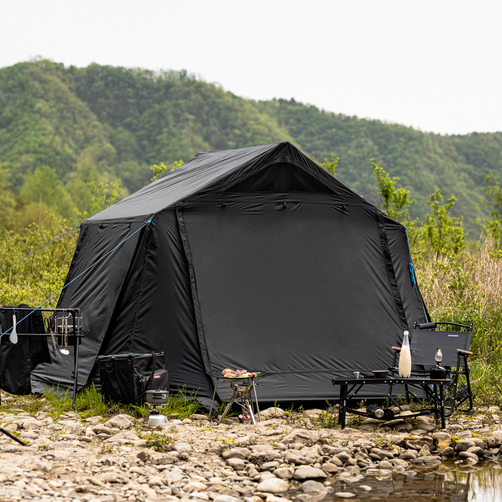 아이두젠 캐빈 프로 감성 쉘터 농막 텐트 블랙