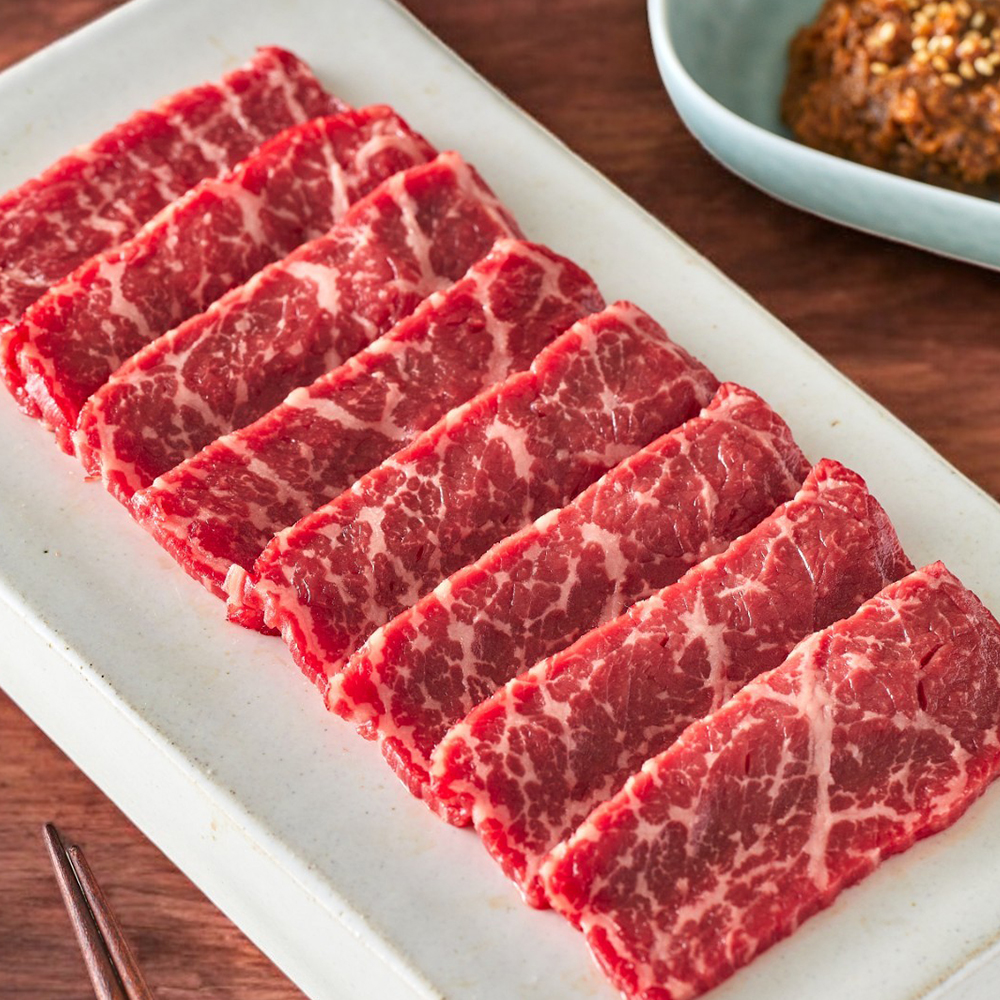 1++ 한우 육회 200g 육사시미 뭉티기 투뿔 마장동 소고기 명절 추석 설 선물 상세 이미지 4