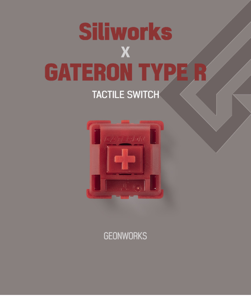 Siliworks X GATERON Type R 넌클릭 기계식 키보드 스위치 판매처 상세 정보 이미지 2
