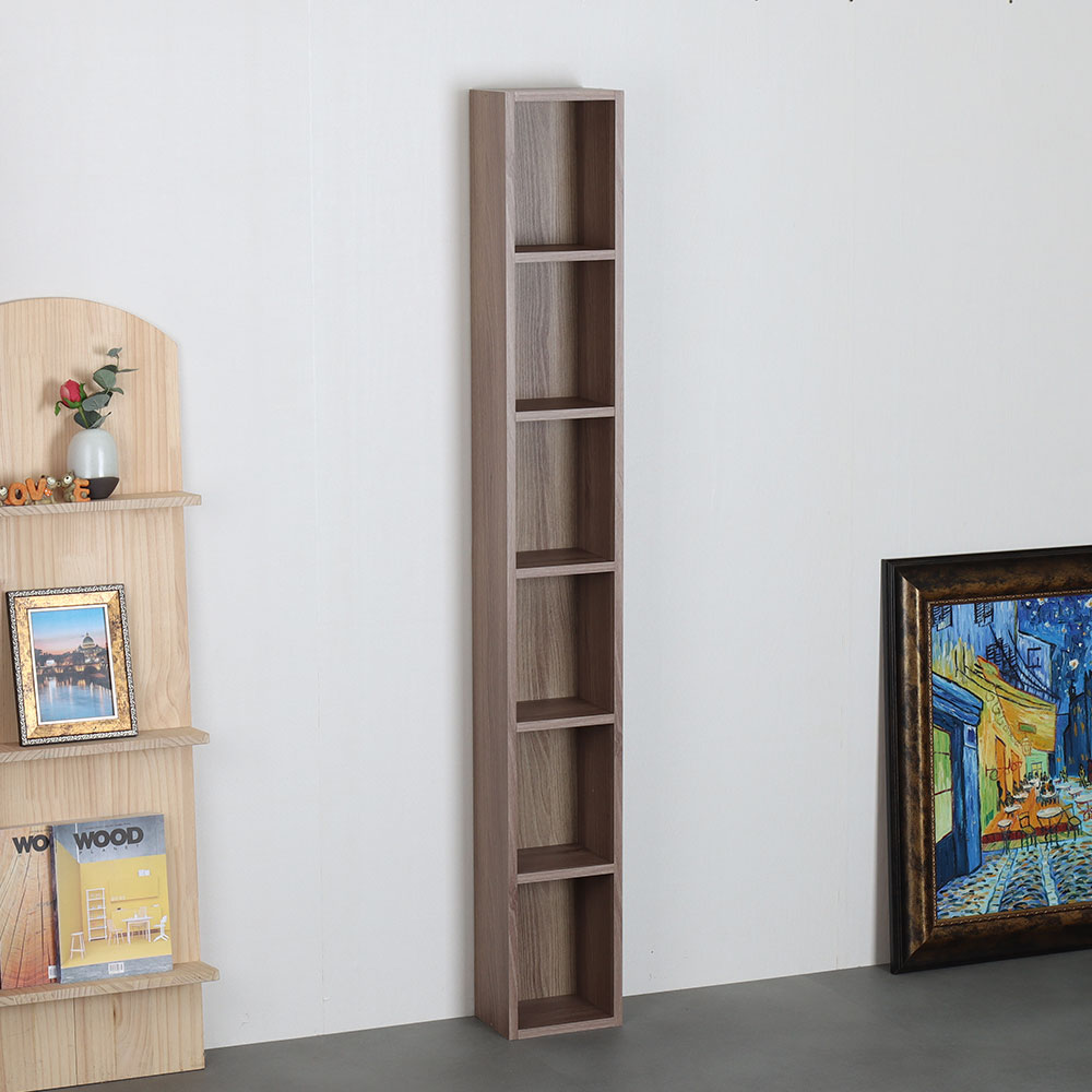 모던 틈새 DVD장 200x150x1500mm, 6단, 아카시아 - 상세 이미지 2